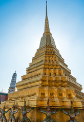 Gold stupa in Thailand