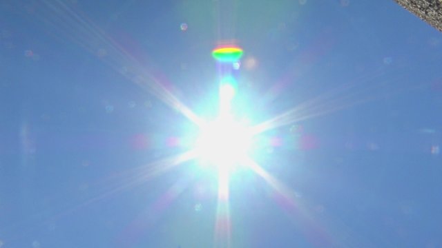 Sun Flare in the Sky