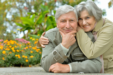 happy senior couple