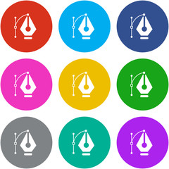 Flat Multicolor App Icon