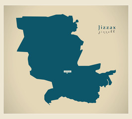 Modern Map - Jizzax UZ
