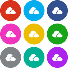 Obraz premium Flat Multicolor App Icon