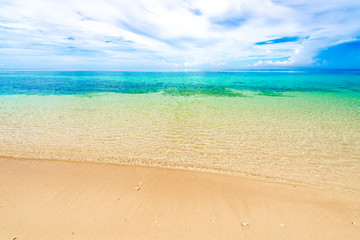 Obraz premium Sea, beach, landscape. Okinawa, Japan, Asia.