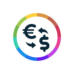 Modern Multicolored Icon