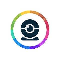 Modern Multicolored Icon