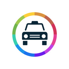 Modern Multicolored Icon