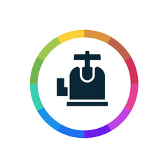 Modern Multicolored Icon