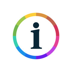 Modern Multicolored Icon