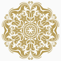 Damask Vector Oriental Pattern