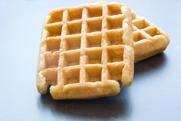 Waffles with sugar