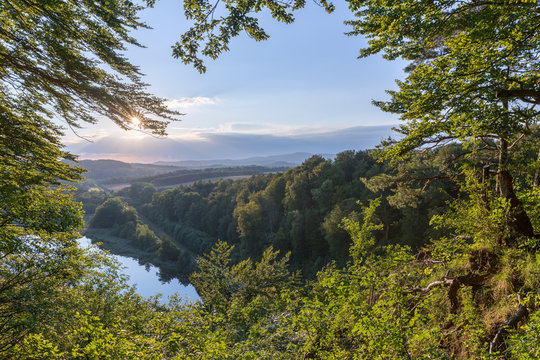 Fototapeta Blick in den Südharz