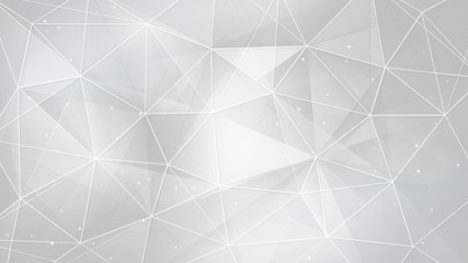 abstract white triangles and lines background