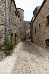 Fototapeta na wymiar Village de la Couvertoirade dans l'Aveyron