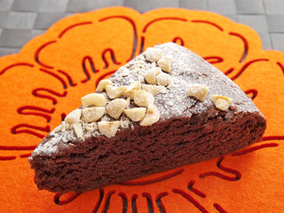 Homemade chocolate cake