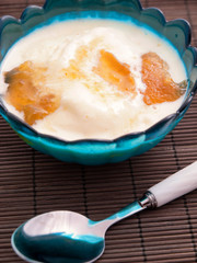 Yogurt with fruits
