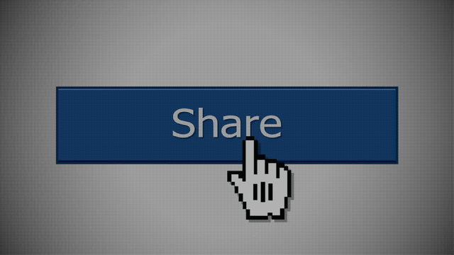 Share Social Media Button Animation