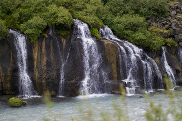 Hraunfossar waterfall