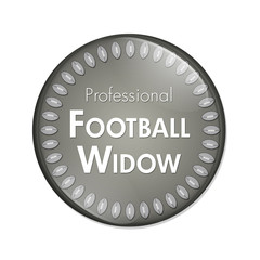 Professional Football Widow Button