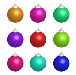 Obraz premium Christmas ball isolated on white background