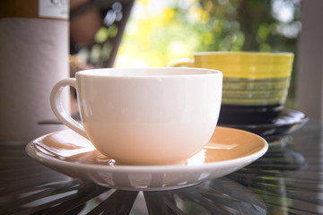 Hot coffee and hot tea