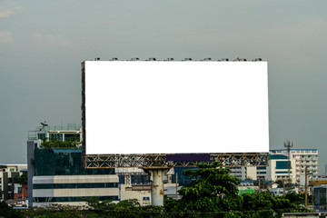 Blank billboard