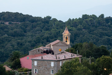 Fototapeta na wymiar Village de Coti Chiavari en Corse du Sud