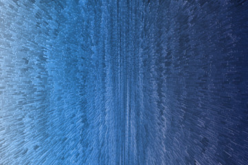 Background of blue lines of various sizes degraded. Abstract