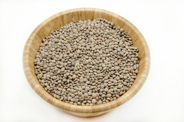 Several beans lentils variety of pardina