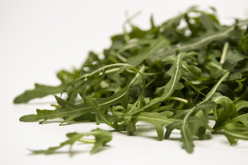 Close up of rocket leaves