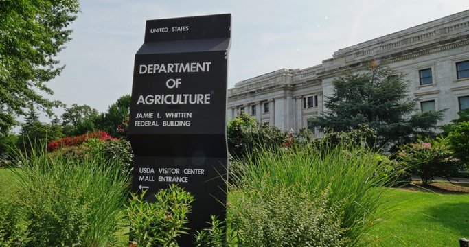 Department of Agriculture Building Establishing Shot