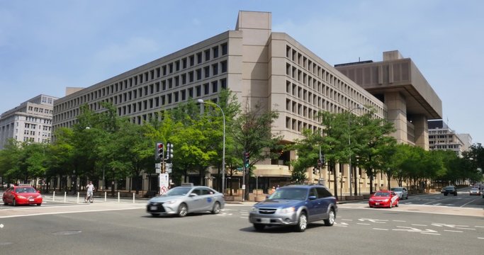 Federal Bureau of Investigation FBI Building Establishing Shot
