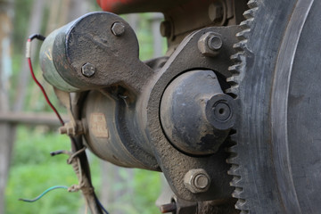 Anlasser an altem Motor