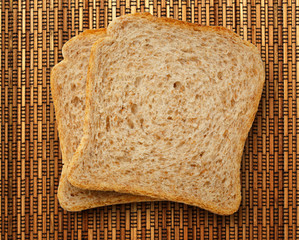 Two bread slices