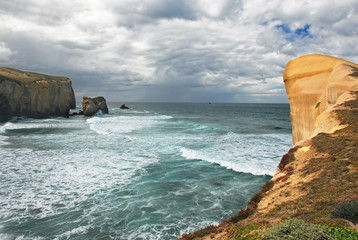 Tunnel beach, Catlins, New Zealand