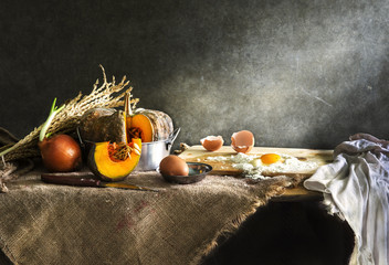 Still life with kitchen