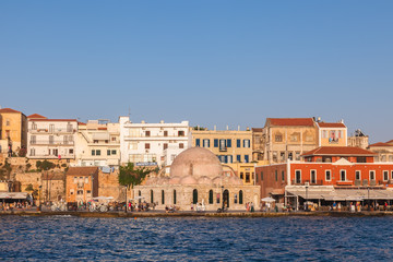 Venetian harbor of Chania, Crete