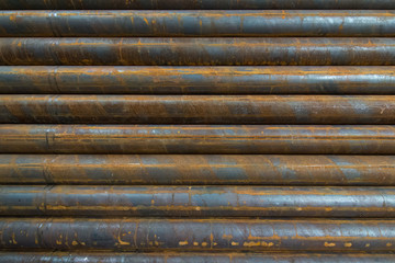 Steel pipes background image