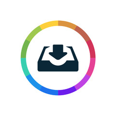 Obraz premium Modern Stylish App Icon
