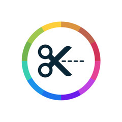 Obraz premium Modern Stylish App Icon