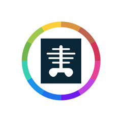 Obraz premium Modern Stylish App Icon
