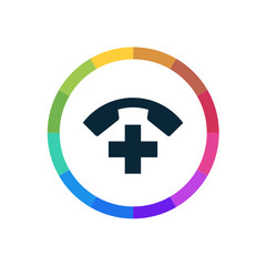 Fototapeta premium Modern Stylish App Icon