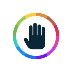 Obraz premium Modern Stylish App Icon