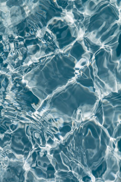 Blue water with ripple surface background