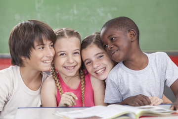 pupils laughing togethers