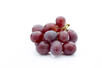 Grape on the white background. Fresh  berry.