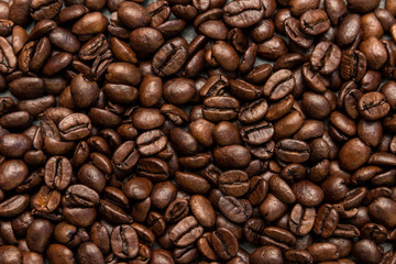 Hintergrund Textur aus Kaffeebohnen