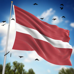 Flag of Latvia