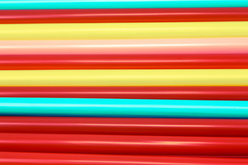 Colourful straw