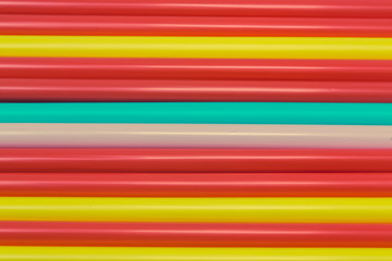 Plastic colorful straw