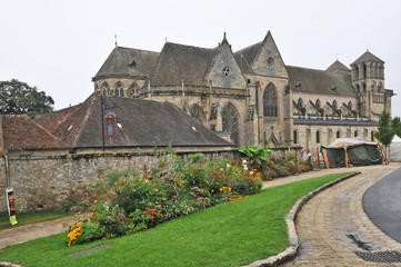 Fototapeta na wymiar Abbazia di Souvigny, - Indre Val di Loire, Francia